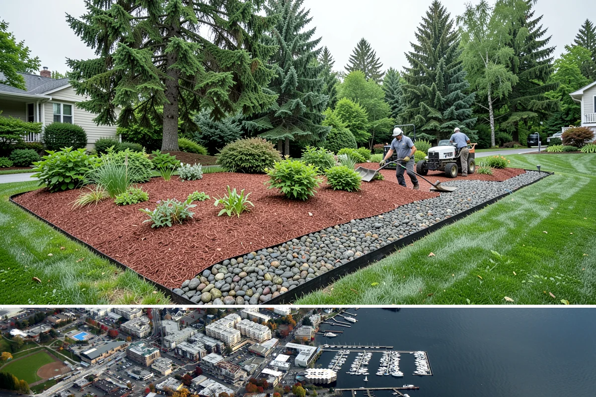 Garden Wall Installation in Kirkland, King County, WA - Best built spring through fall.