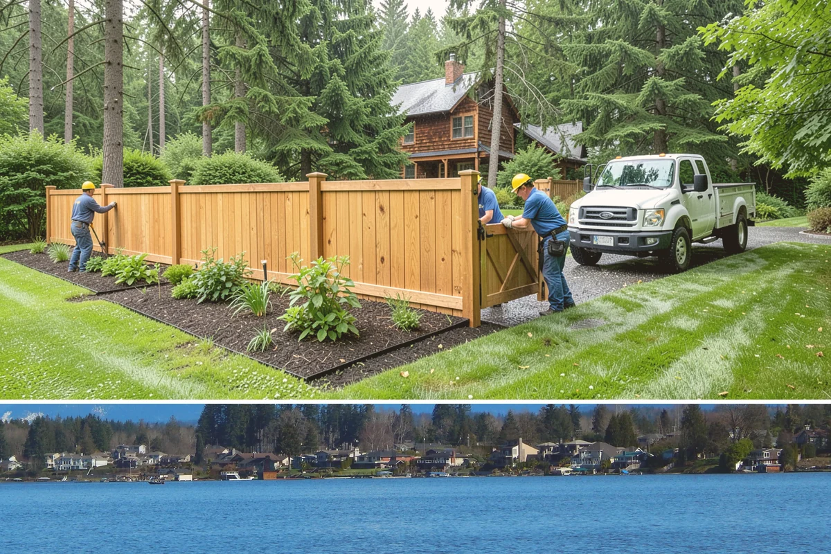 Garden Wall Installation in Lake Stevens, Snohomish County, WA - Best built spring through fall.