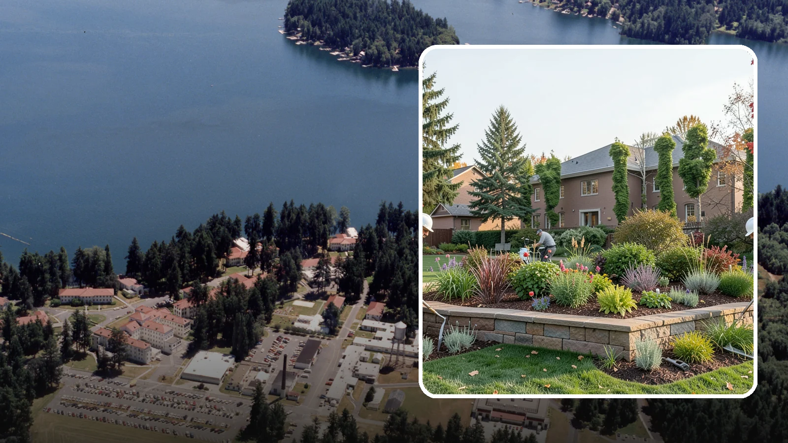 Garden Wall Installation in Lakewood, Pierce County, WA - Decorative low garden walls that define beds, add structure, and bring character to the landscape.