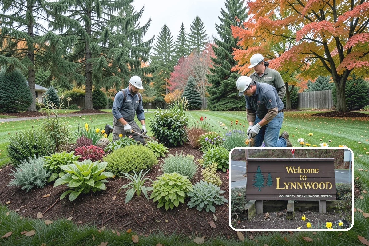 Garden Wall Installation in Lynnwood, Snohomish County, WA - Defines beds and outdoor spaces