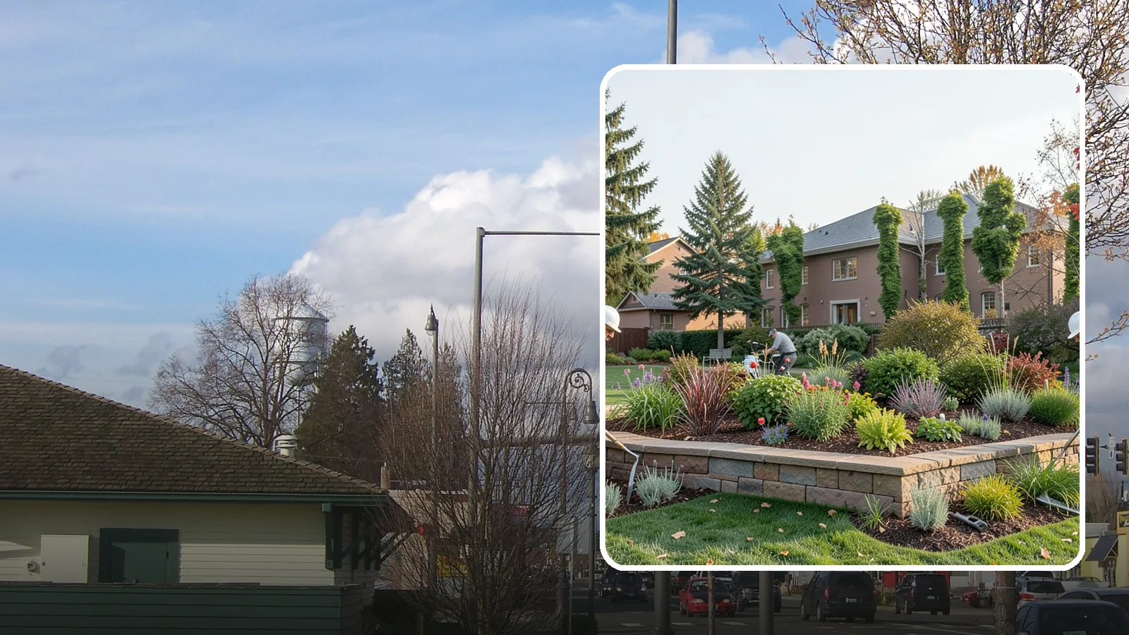Garden Wall Installation in Marysville, Snohomish County, WA - Decorative low garden walls that define beds, add structure, and bring character to the landscape.
