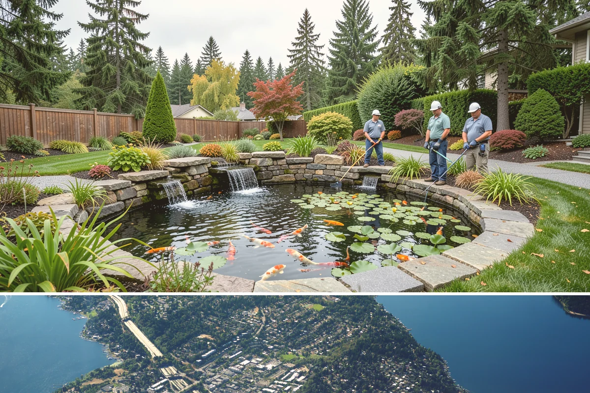 Garden Wall Installation in Mercer Island, King County, WA - Best built spring through fall.