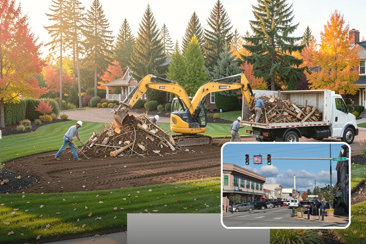 Garden Wall Installation in Monroe, Snohomish County, WA - Defines beds and outdoor spaces
