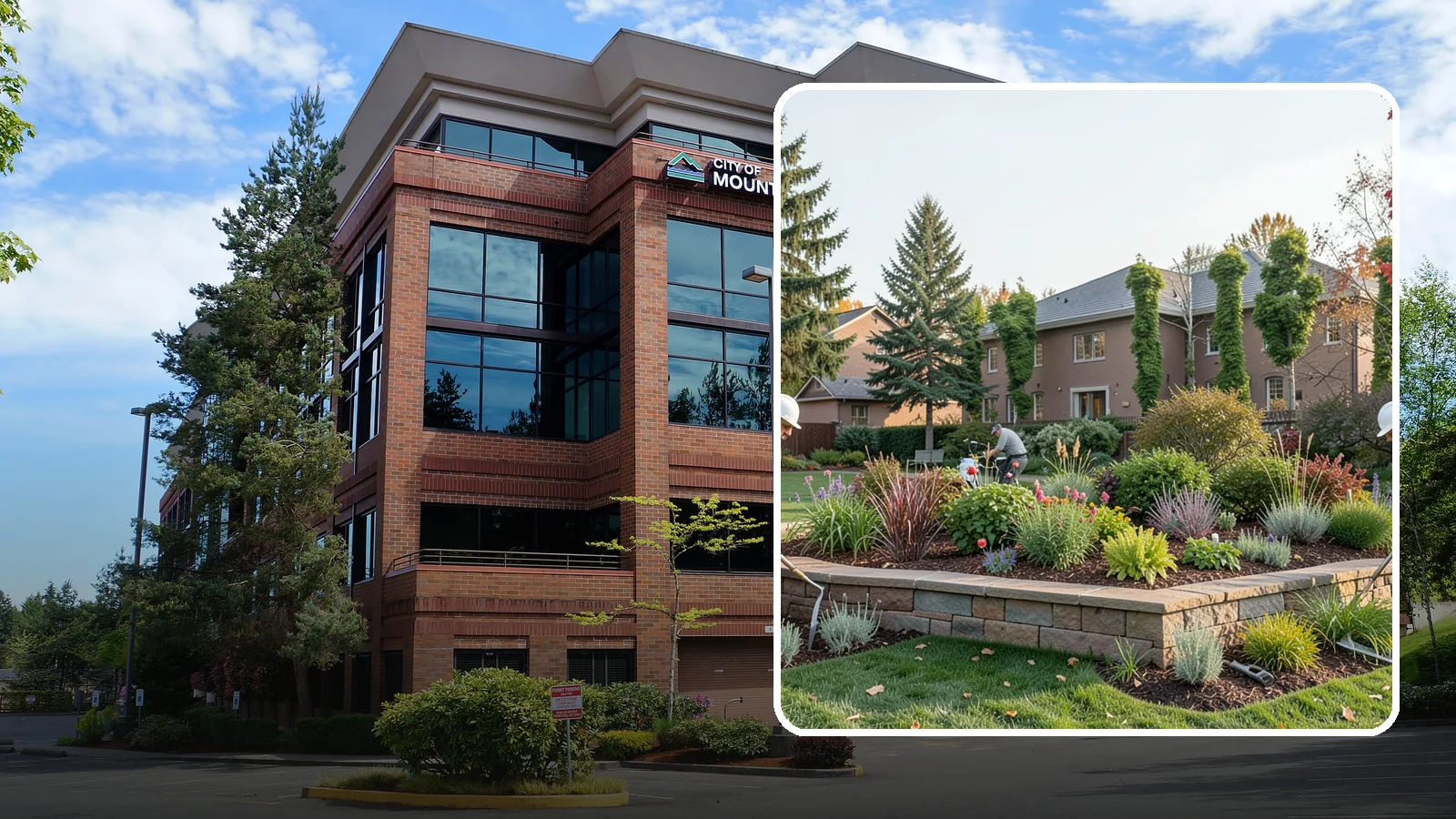 Garden Wall Installation in Mountlake Terrace, Snohomish County, WA - Decorative low garden walls that define beds, add structure, and bring character to the landscape.