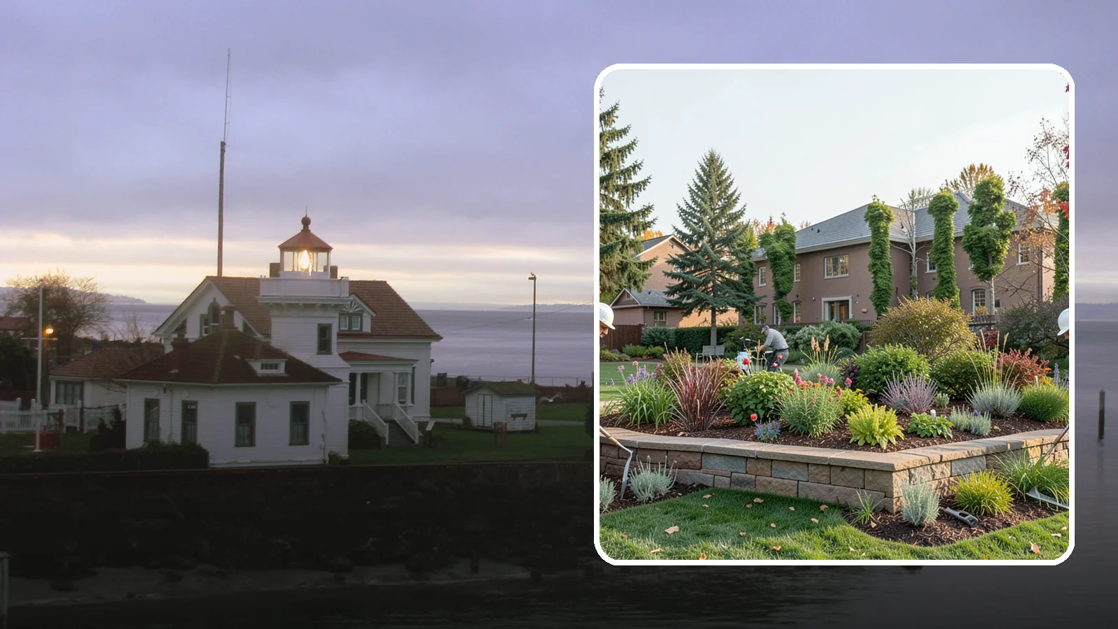 Garden Wall Installation in Mukilteo, Snohomish County, WA - Decorative low garden walls that define beds, add structure, and bring character to the landscape.