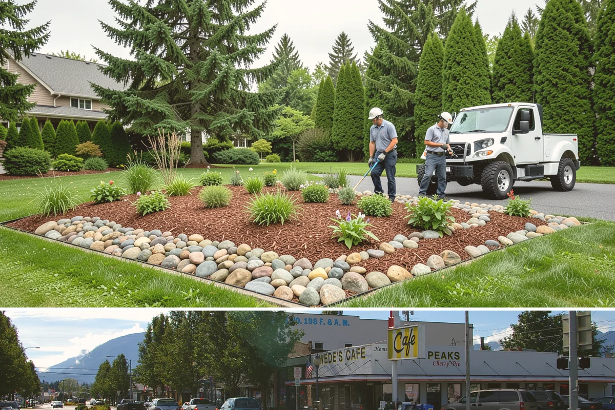 Garden Wall Installation in North Bend, King County, WA - Best built spring through fall.