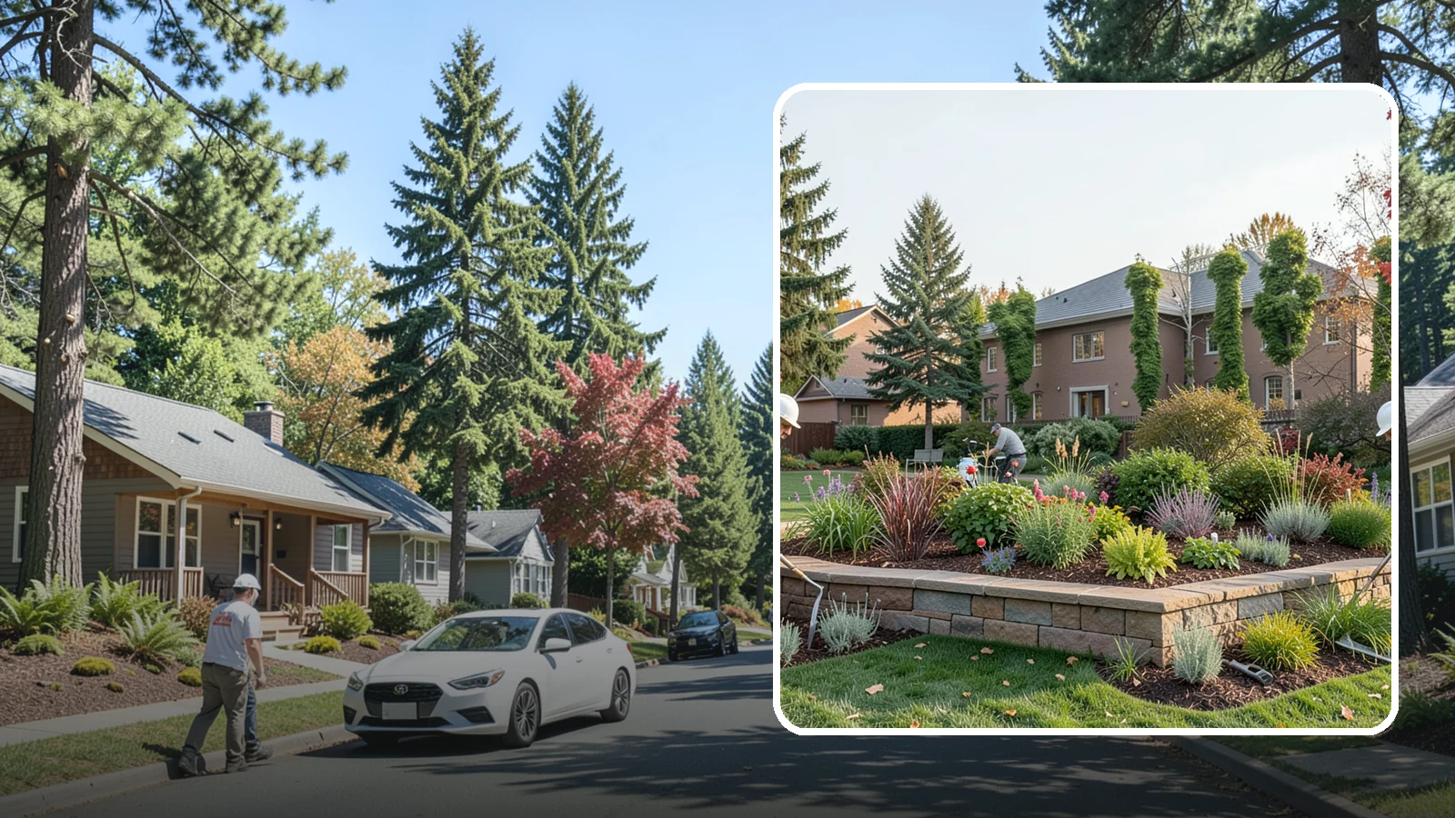 Garden Wall Installation in Orting, Pierce County, WA - Decorative low garden walls that define beds, add structure, and bring character to the landscape.