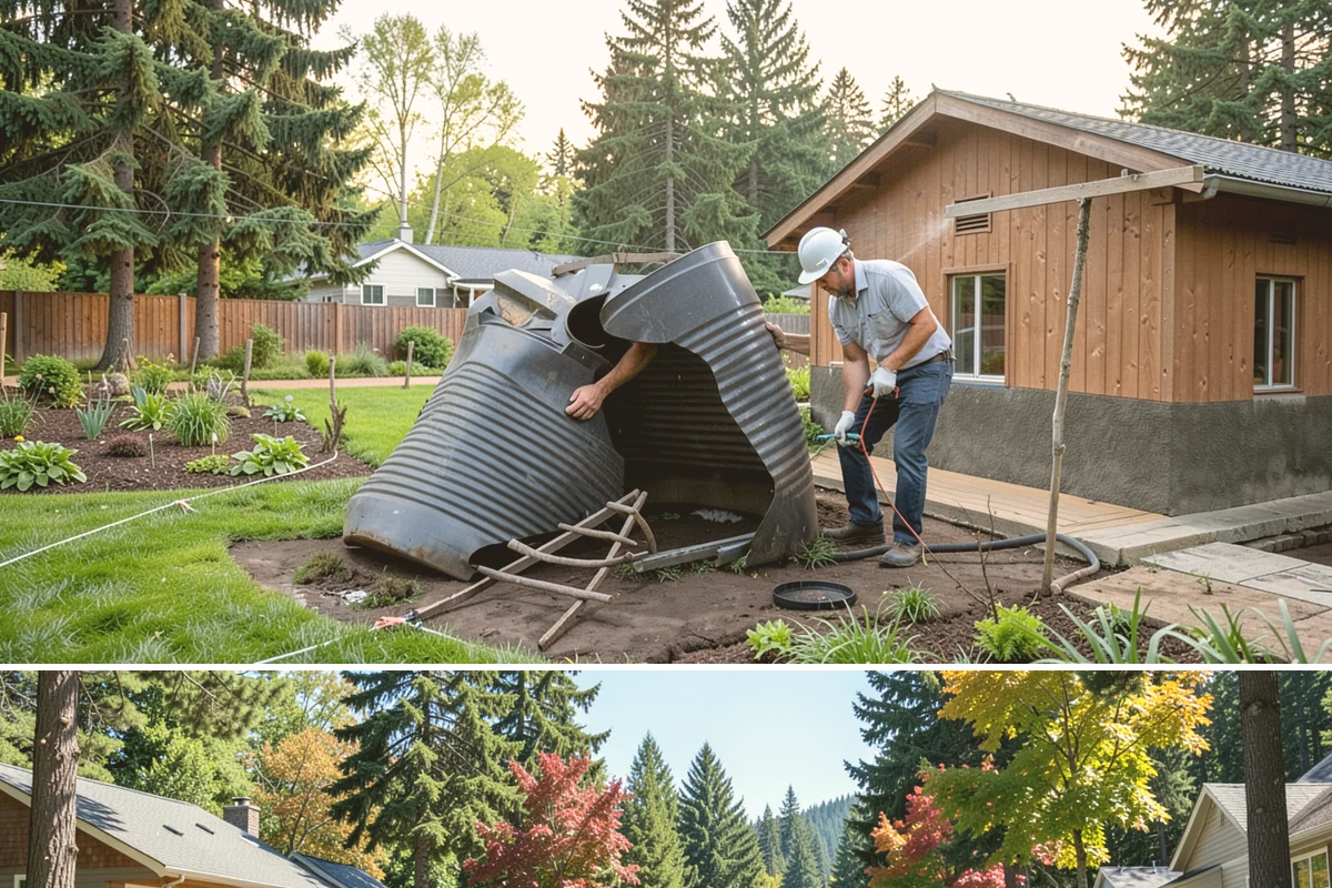 Garden Wall Installation in Orting, Pierce County, WA - Best built spring through fall.