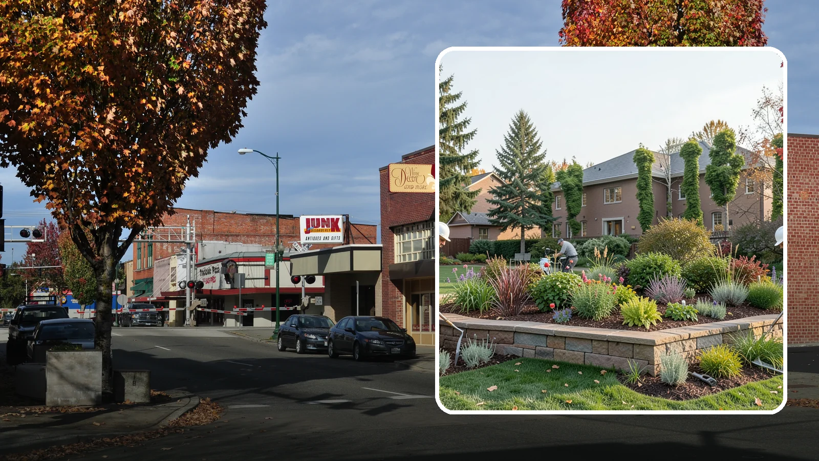 Garden Wall Installation in Puyallup, Pierce County, WA - Decorative low garden walls that define beds, add structure, and bring character to the landscape.