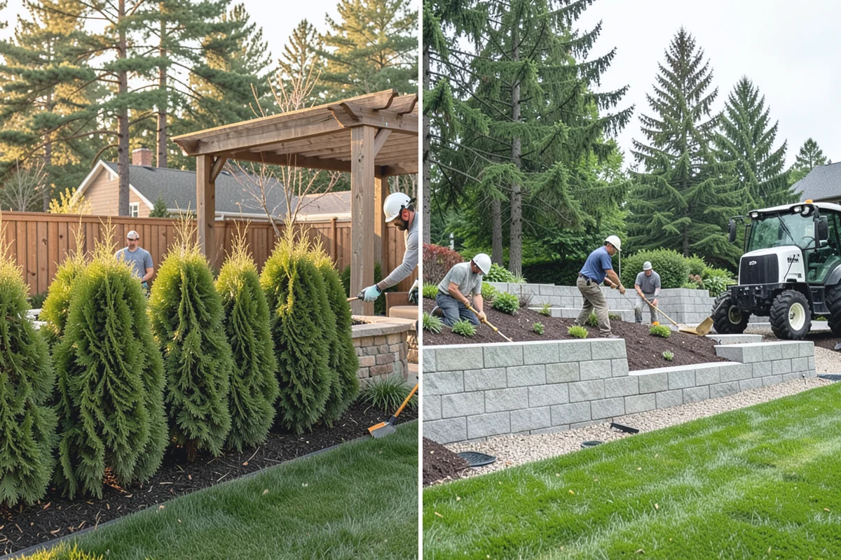 Garden Wall Installation in Renton, King County, WA - Design the wall style and layout