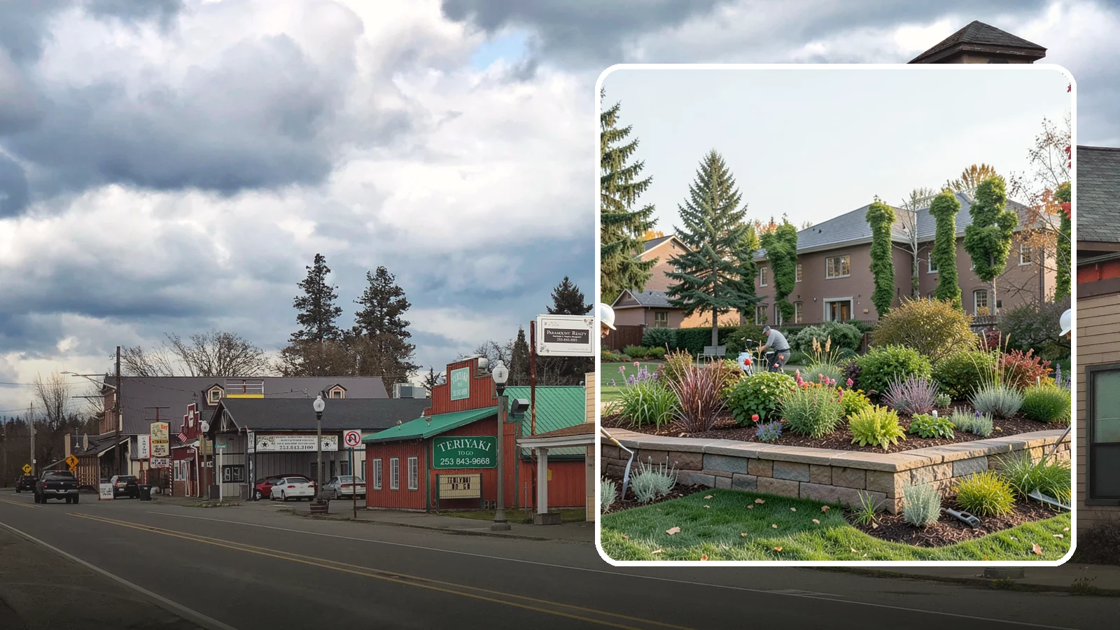 Garden Wall Installation in Roy, Pierce County, WA - Decorative low garden walls that define beds, add structure, and bring character to the landscape.