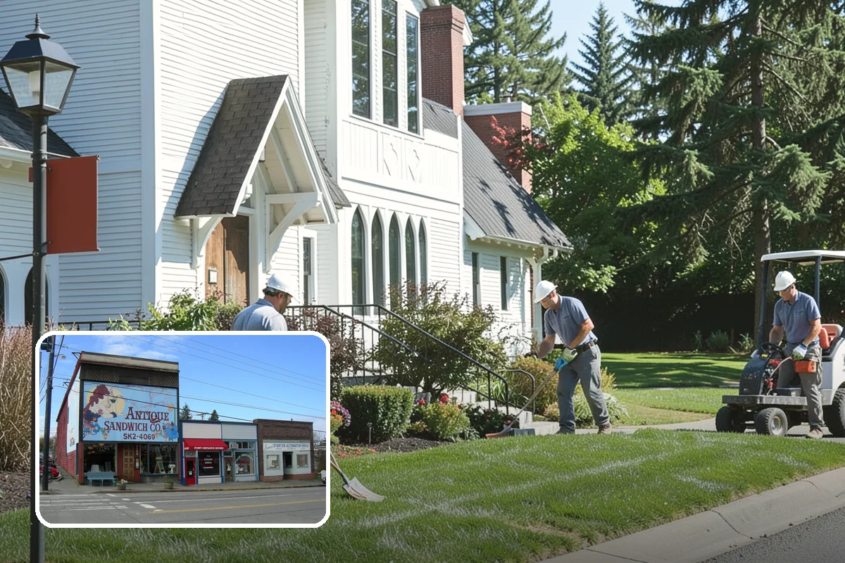 Garden Wall Installation in Ruston, Pierce County, WA - Defines beds and outdoor spaces