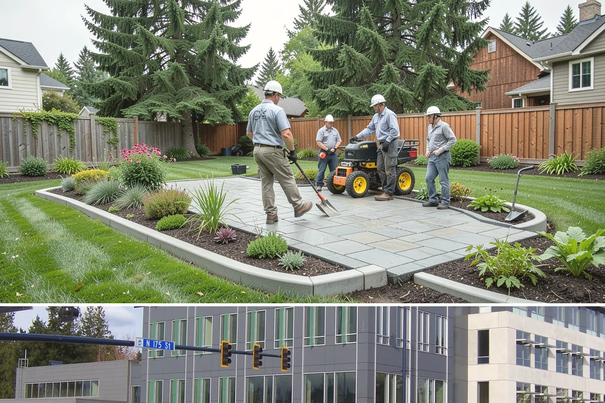 Garden Wall Installation in Shoreline, King County, WA - Best built spring through fall.