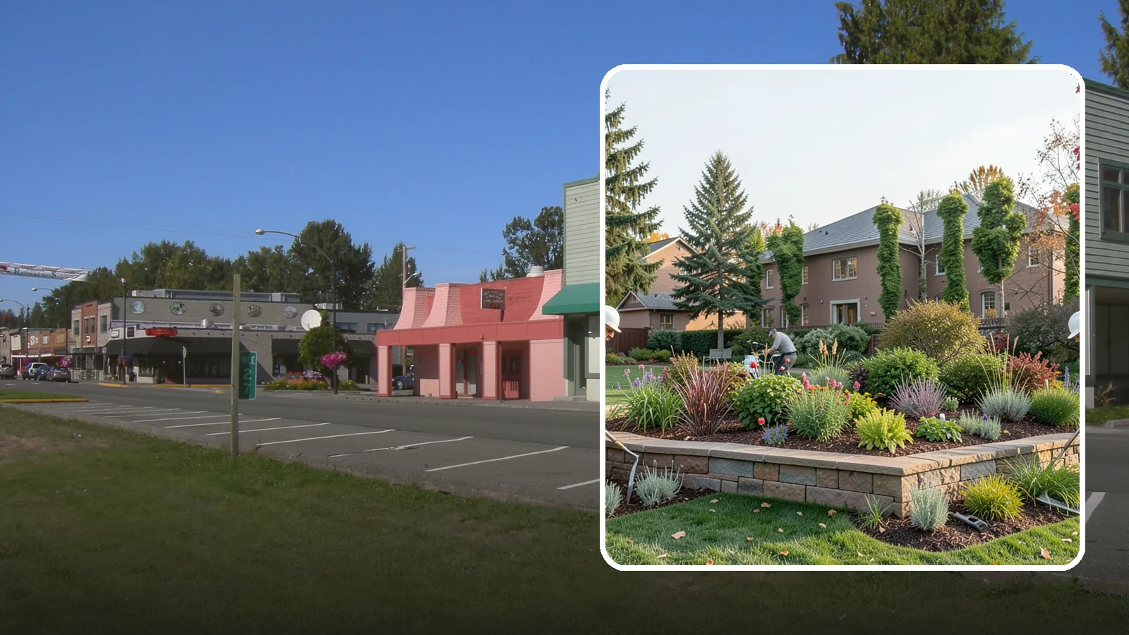Garden Wall Installation in Snoqualmie, King County, WA - Decorative low garden walls that define beds, add structure, and bring character to the landscape.