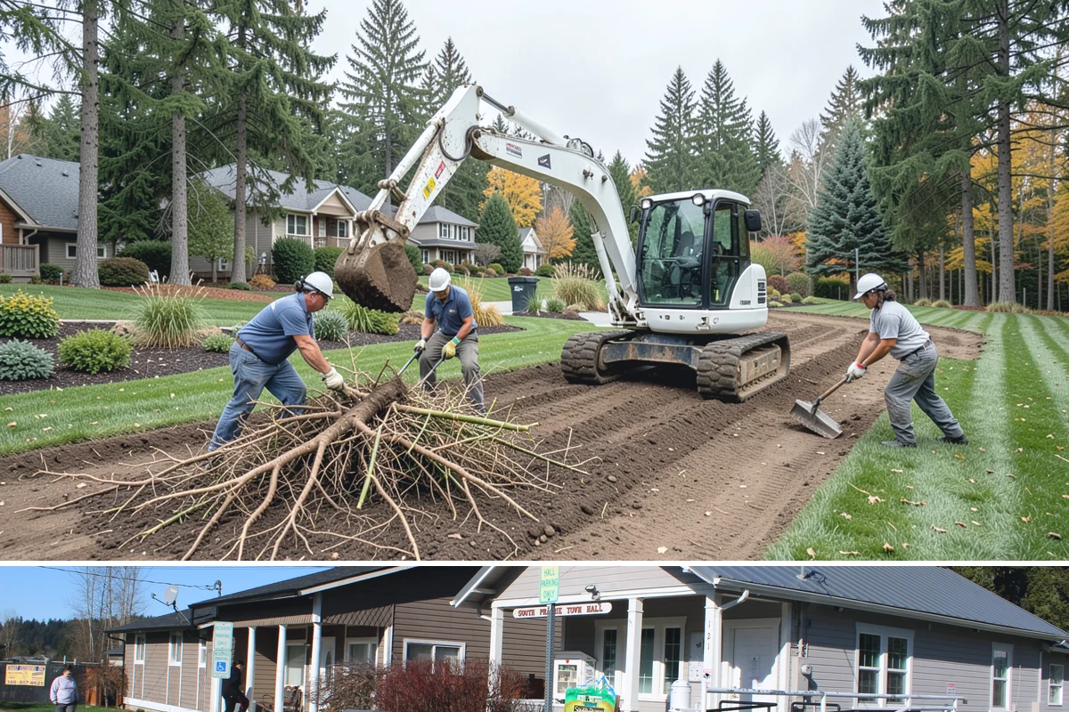 Garden Wall Installation in South Prairie, Pierce County, WA - Best built spring through fall.