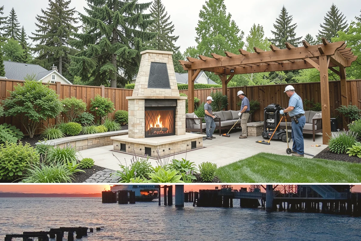 Gate Installation in Edmonds, Snohomish County, WA - Best installed spring through fall.