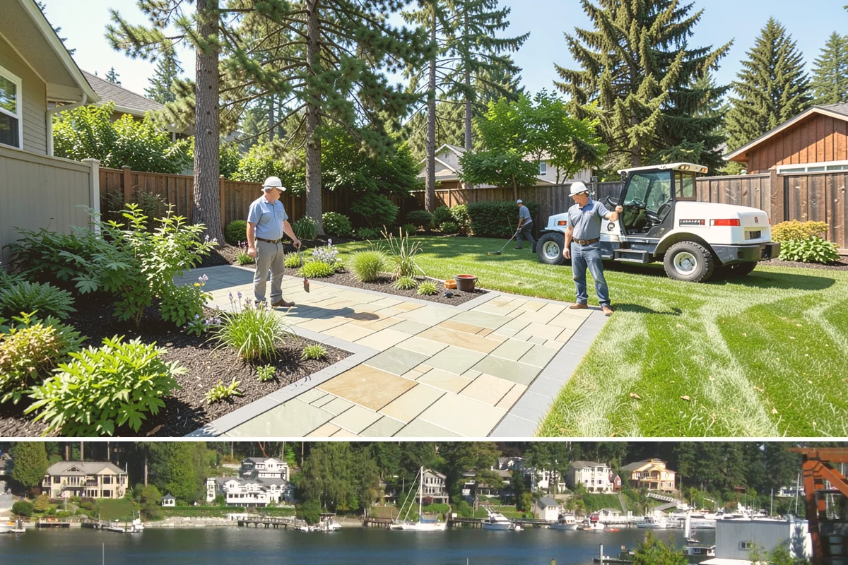 Gate Installation in Gig Harbor, Pierce County, WA - Best installed spring through fall.