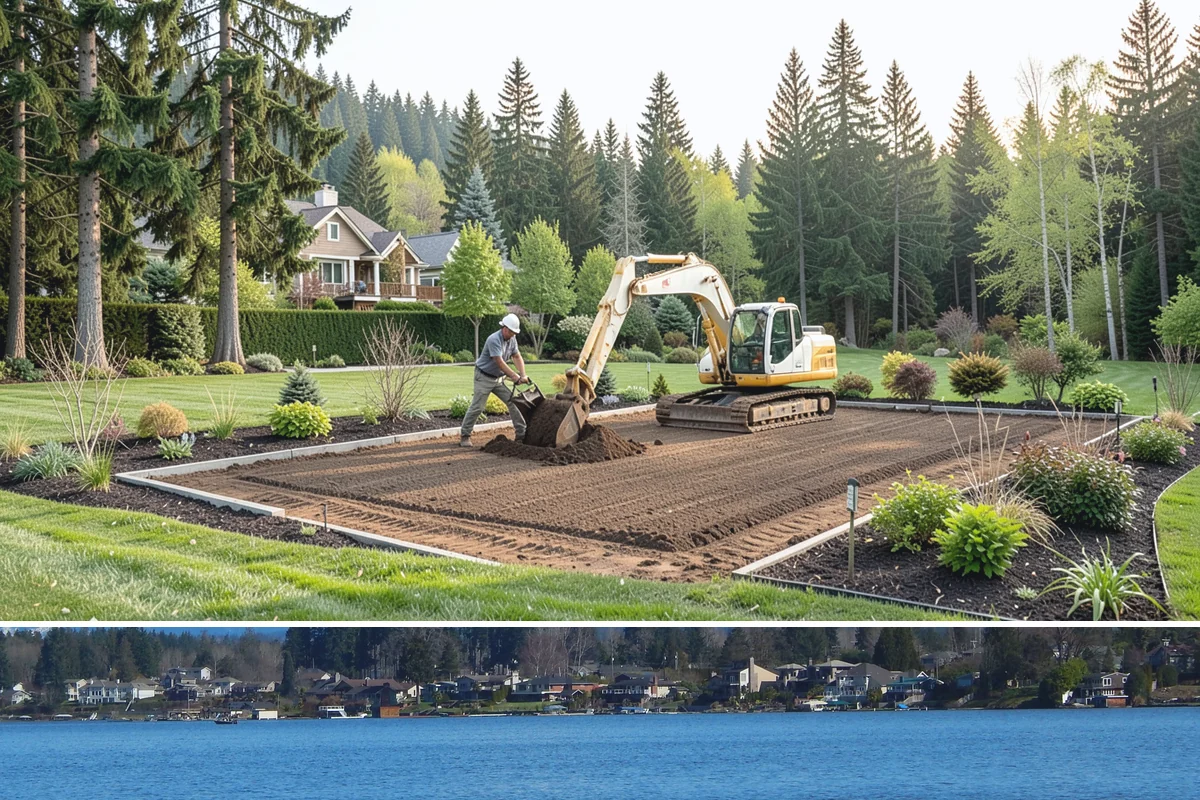 Gate Installation in Lake Stevens, Snohomish County, WA - Best installed spring through fall.