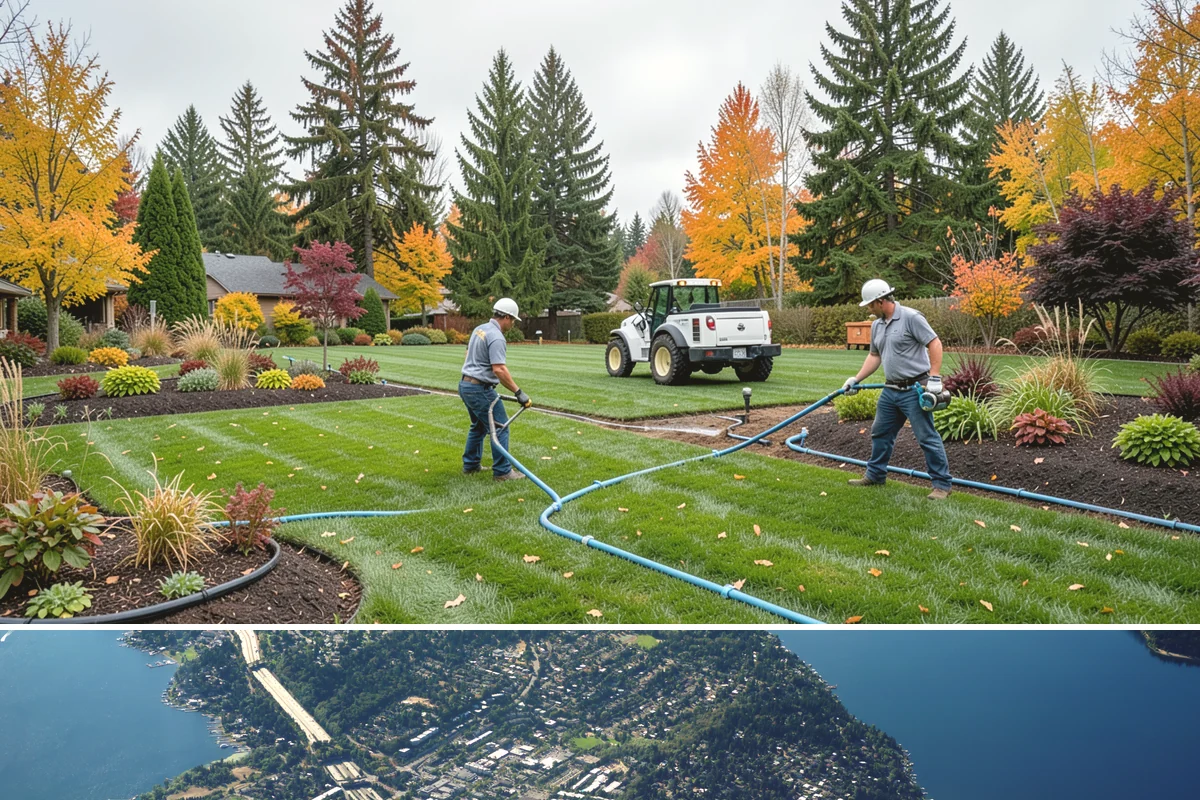 Gate Installation in Mercer Island, King County, WA - Best installed spring through fall.