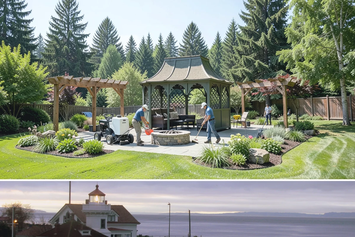 Gate Installation in Mukilteo, Snohomish County, WA - Best installed spring through fall.