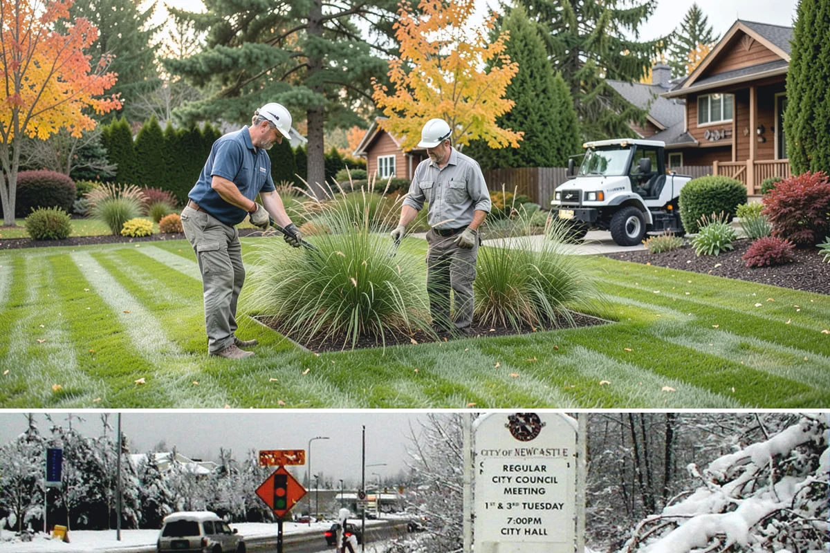 Gate Installation in Newcastle, King County, WA - Best installed spring through fall.