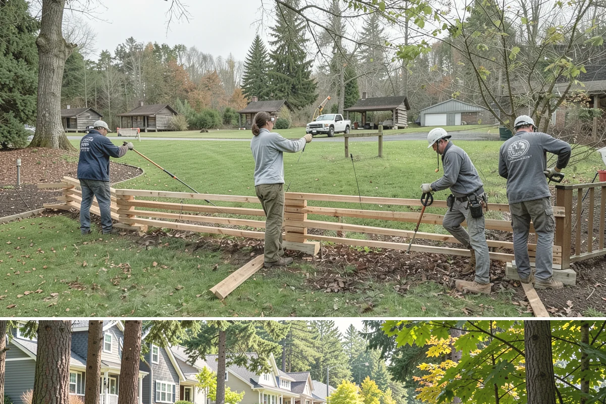 Gate Installation in Normandy Park, King County, WA - Best installed spring through fall.