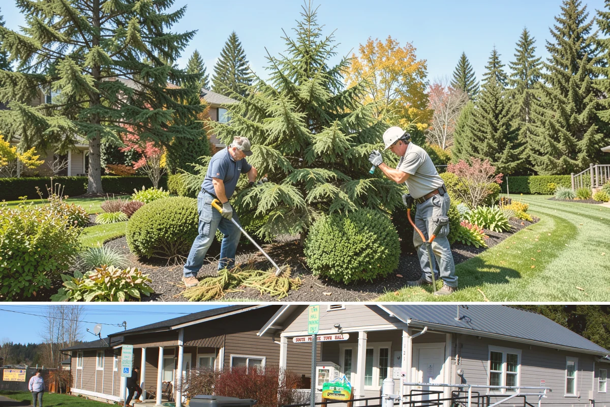 Gate Installation in South Prairie, Pierce County, WA - Best installed spring through fall.
