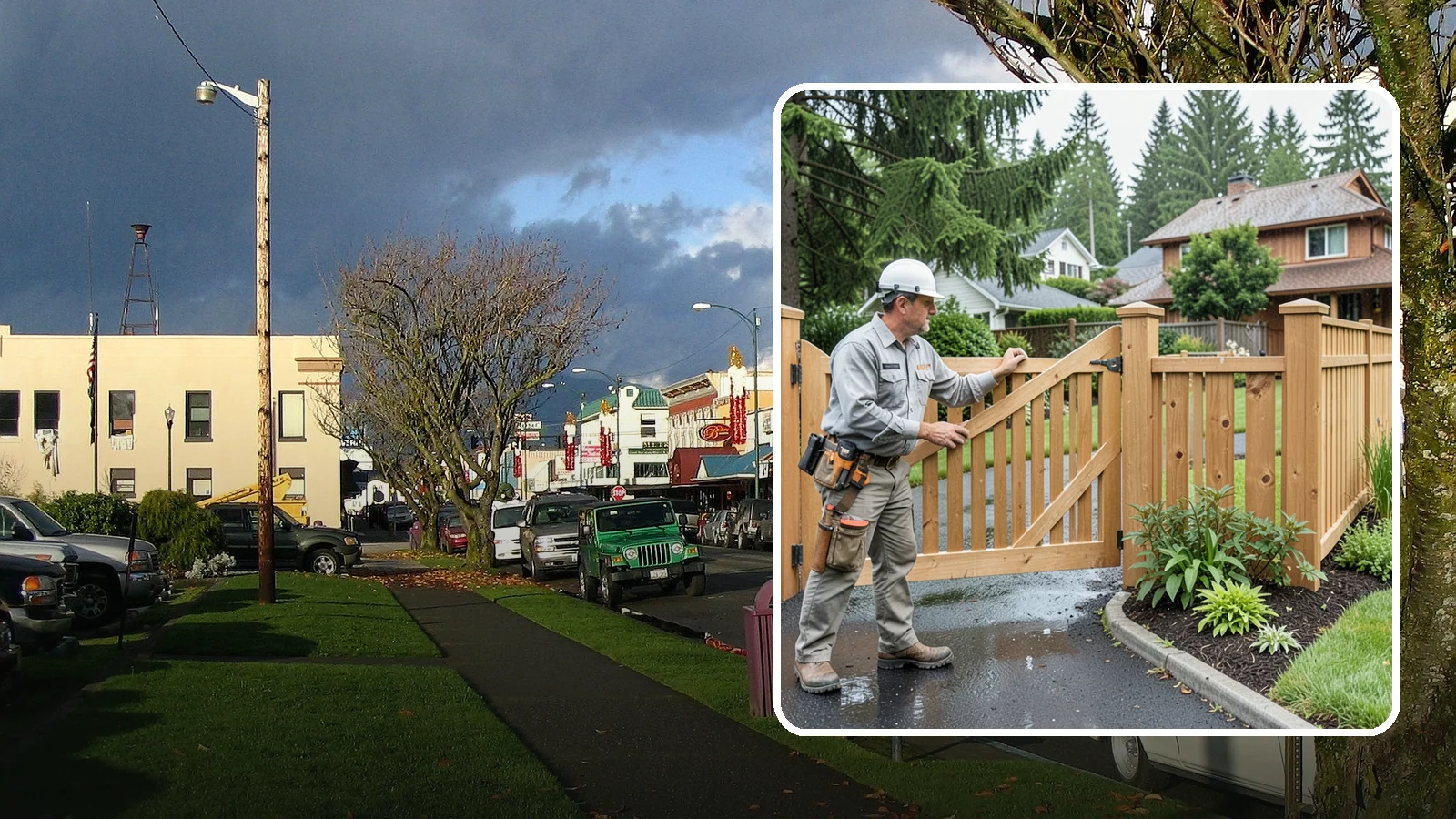 Gate Repair in Arlington, Snohomish County, WA - We fix sagging, sticking, and misaligned gates so they swing and latch cleanly through every rainy Northwest season.