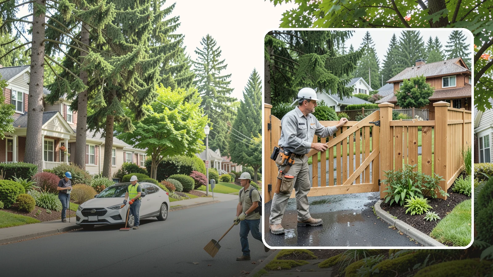 Gate Repair in Beaux Arts Village, King County, WA - We fix sagging, sticking, and misaligned gates so they swing and latch cleanly through every rainy Northwest season.