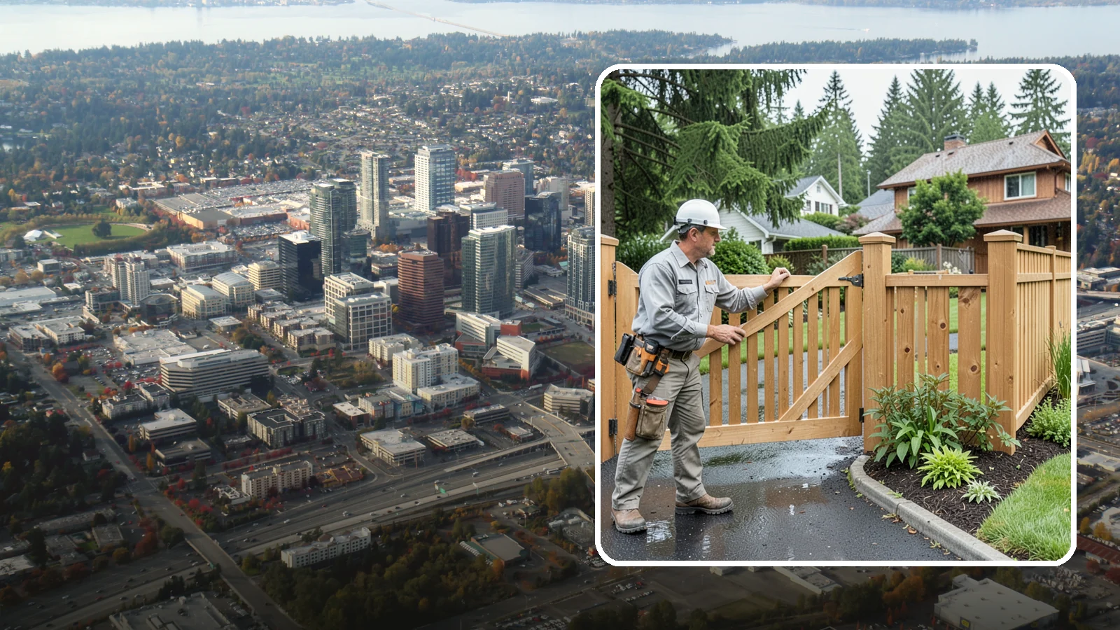 Gate Repair in Bellevue, King County, WA - We fix sagging, sticking, and misaligned gates so they swing and latch cleanly through every rainy Northwest season.