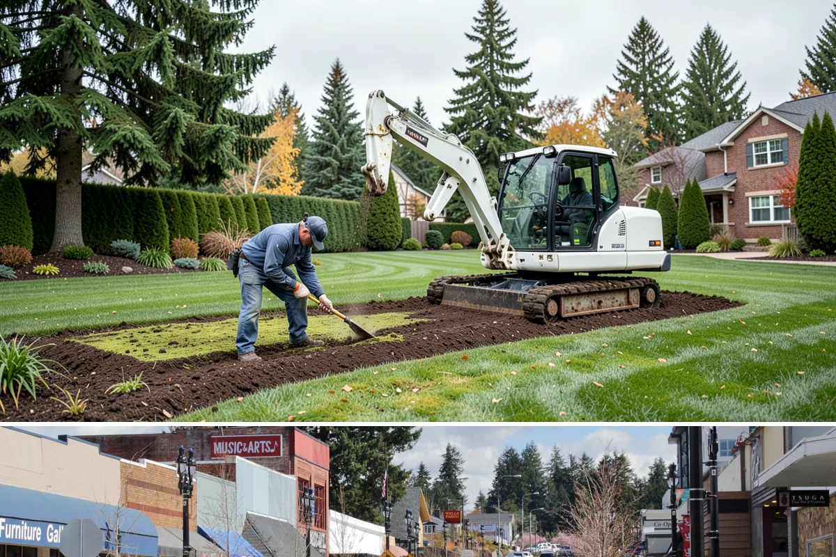 Gate Repair in Bothell, King County, WA - We handle gate repairs all year, but drier summer weeks are ideal when a heaved post needs to be reset in fresh concrete.