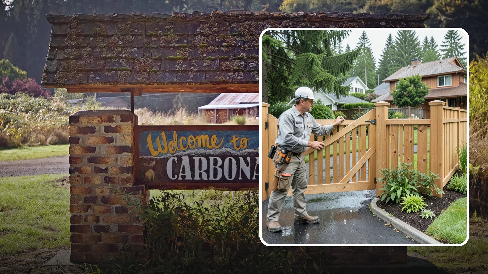 Gate Repair in Carbonado, Pierce County, WA - We fix sagging, sticking, and misaligned gates so they swing and latch cleanly through every rainy Northwest season.