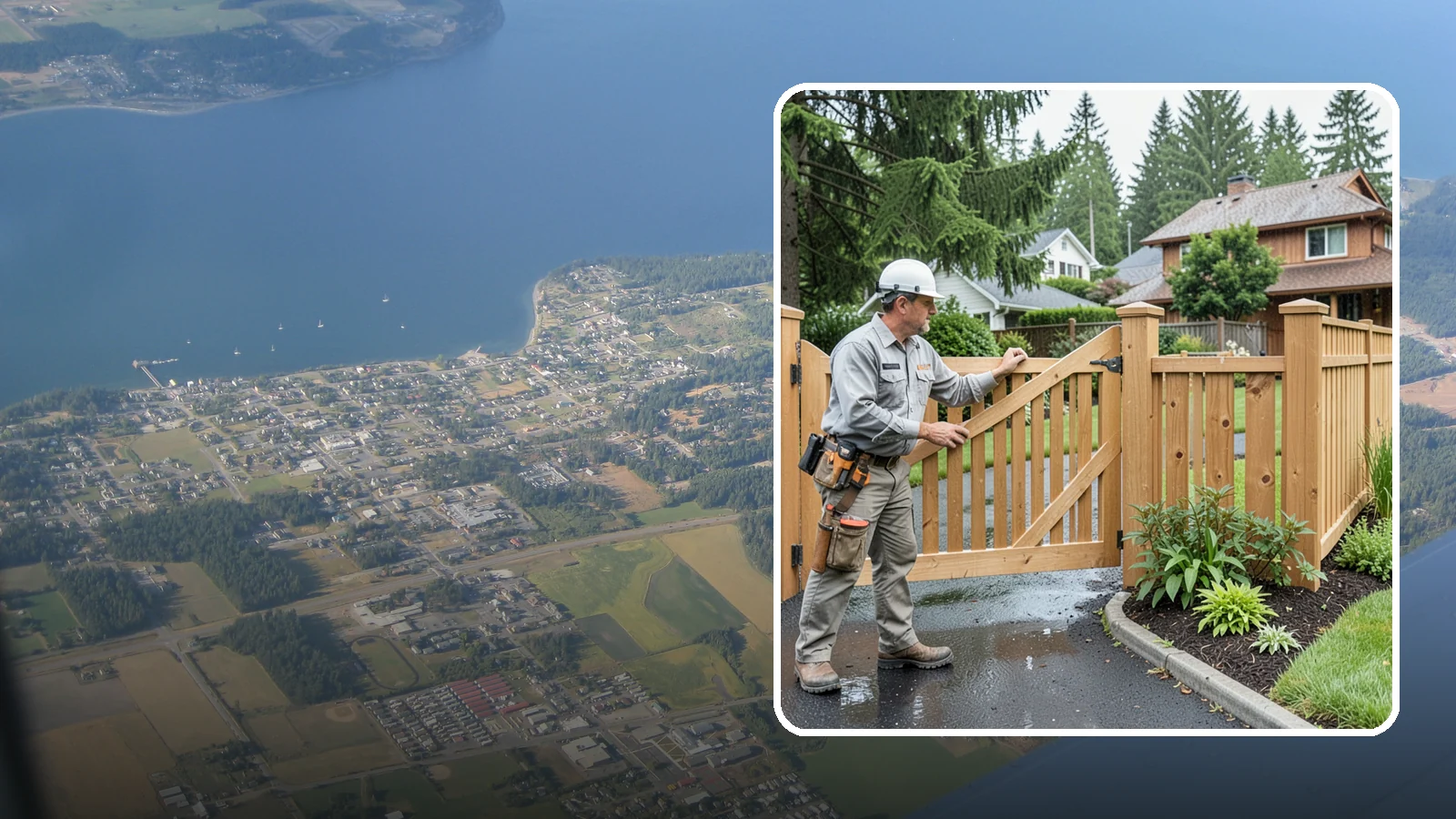 Gate Repair in Coupeville, Island County, WA - We fix sagging, sticking, and misaligned gates so they swing and latch cleanly through every rainy Northwest season.