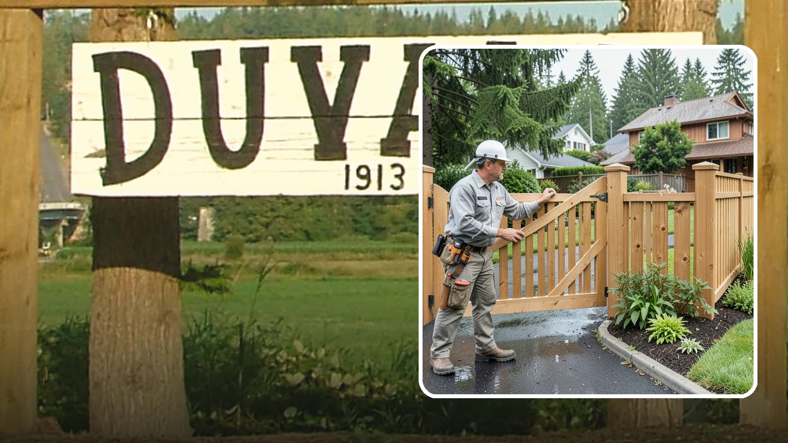 Gate Repair in Duvall, King County, WA - We fix sagging, sticking, and misaligned gates so they swing and latch cleanly through every rainy Northwest season.