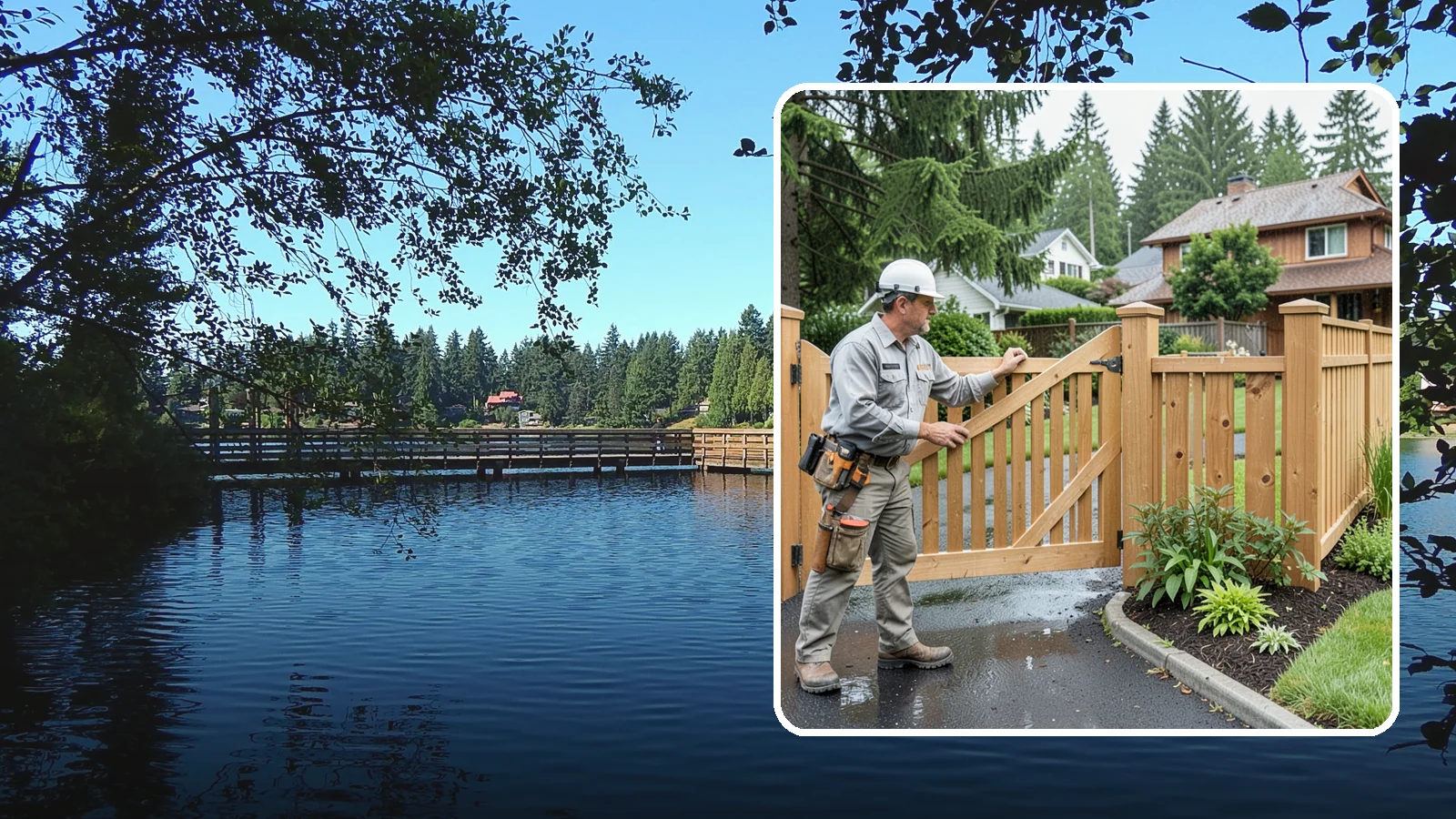 Gate Repair in Federal Way, King County, WA - We fix sagging, sticking, and misaligned gates so they swing and latch cleanly through every rainy Northwest season.