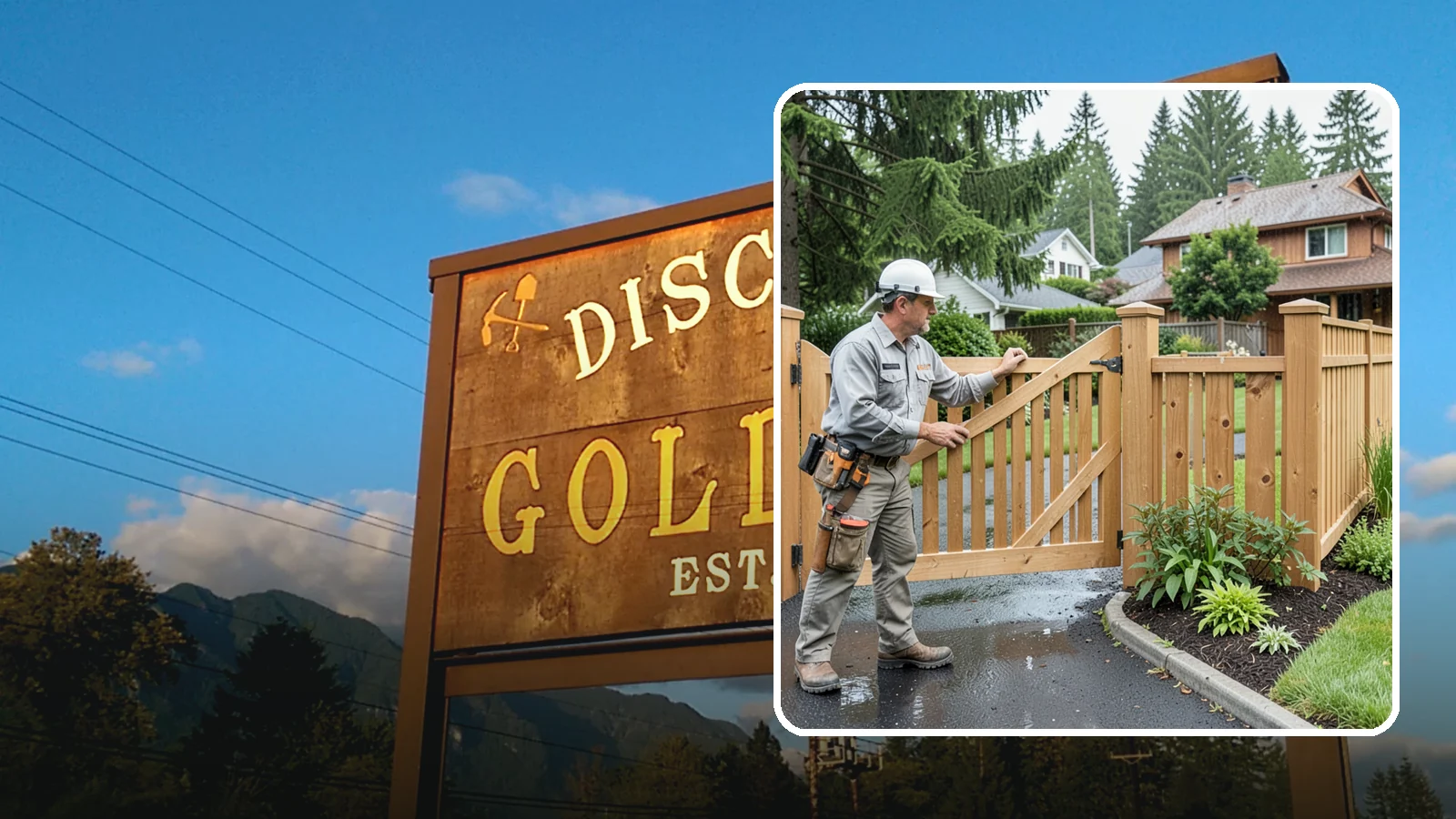 Gate Repair in Gold Bar, Snohomish County, WA - We fix sagging, sticking, and misaligned gates so they swing and latch cleanly through every rainy Northwest season.