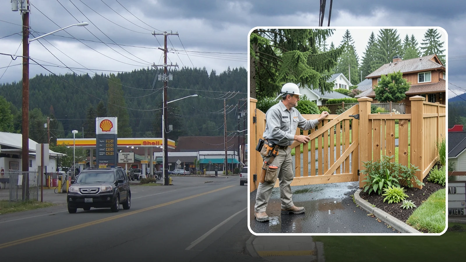 Gate Repair in Granite Falls, Snohomish County, WA - We fix sagging, sticking, and misaligned gates so they swing and latch cleanly through every rainy Northwest season.