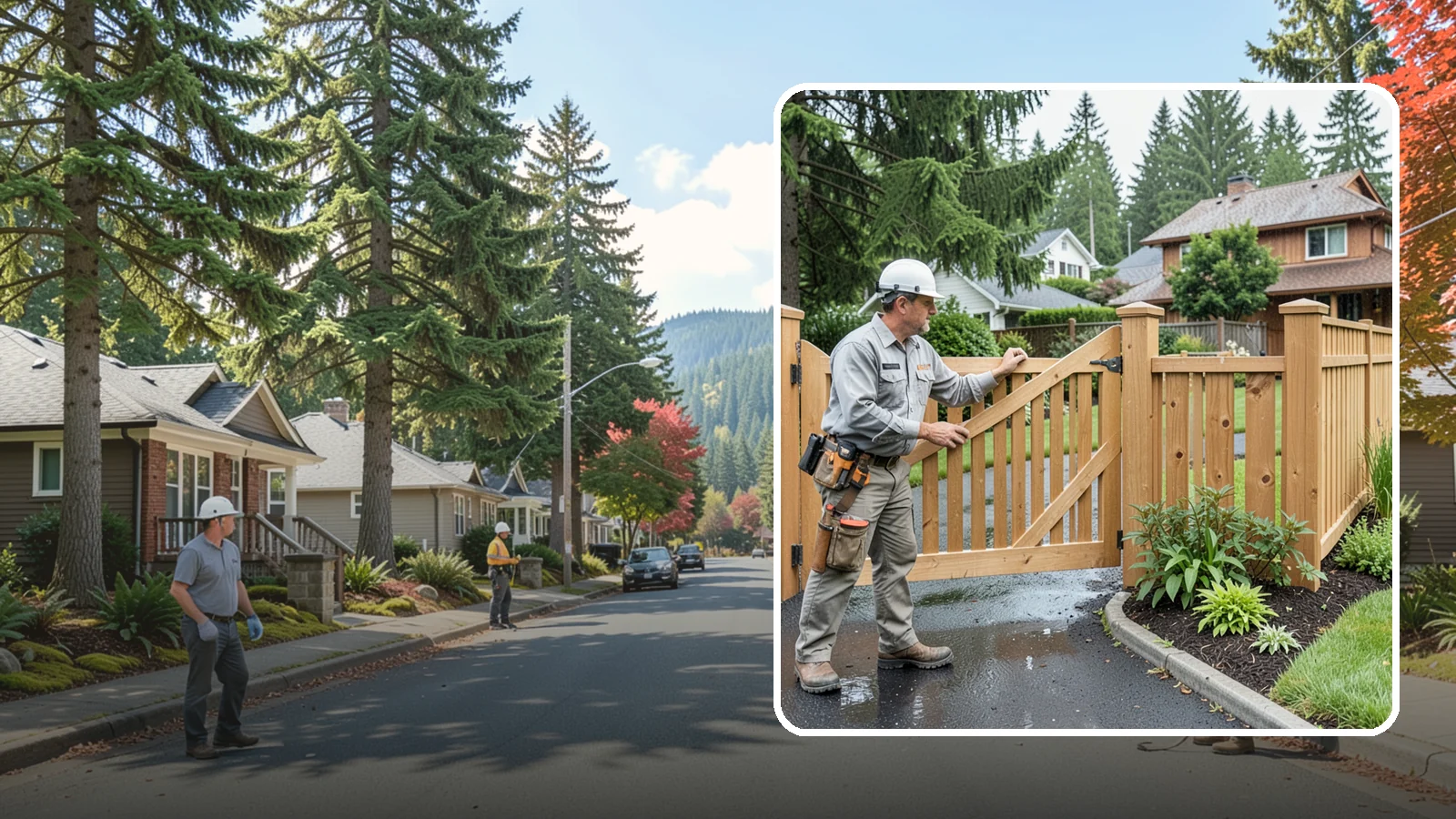 Gate Repair in Hunts Point, King County, WA - We fix sagging, sticking, and misaligned gates so they swing and latch cleanly through every rainy Northwest season.