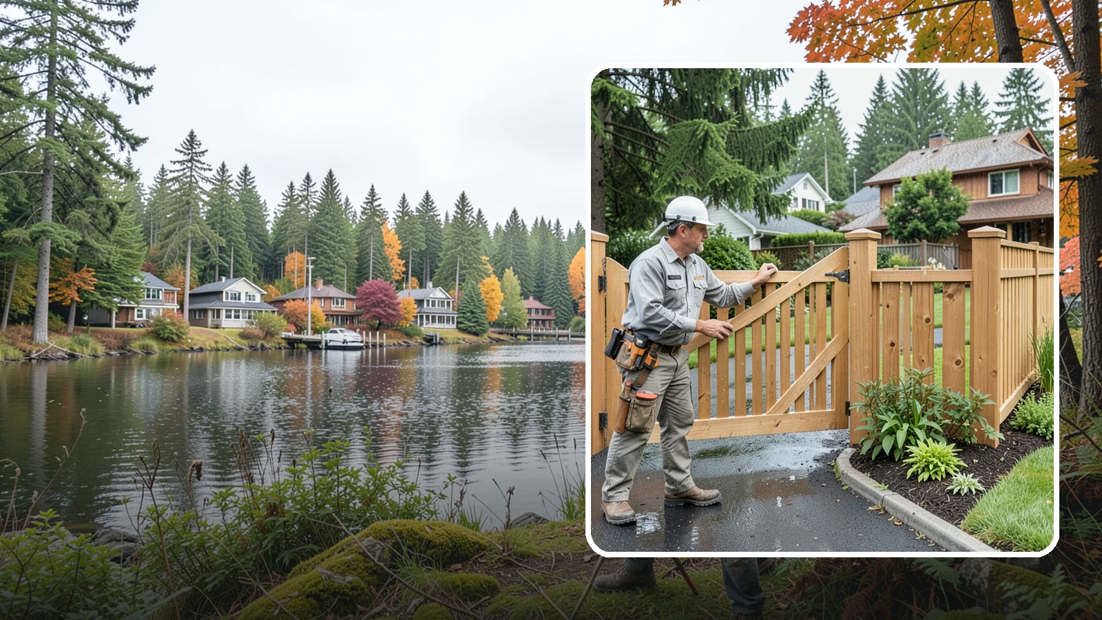 Gate Repair in La Conner, Skagit County, WA - We fix sagging, sticking, and misaligned gates so they swing and latch cleanly through every rainy Northwest season.