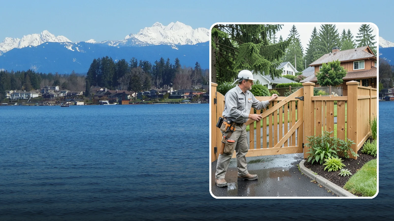 Gate Repair in Lake Stevens, Snohomish County, WA - We fix sagging, sticking, and misaligned gates so they swing and latch cleanly through every rainy Northwest season.