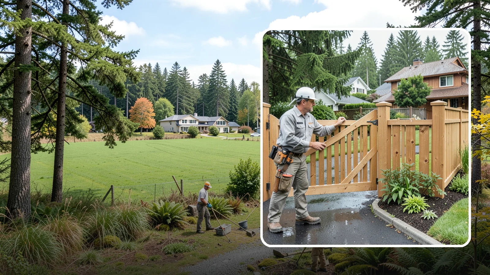 Gate Repair in Lyman, Skagit County, WA - We fix sagging, sticking, and misaligned gates so they swing and latch cleanly through every rainy Northwest season.
