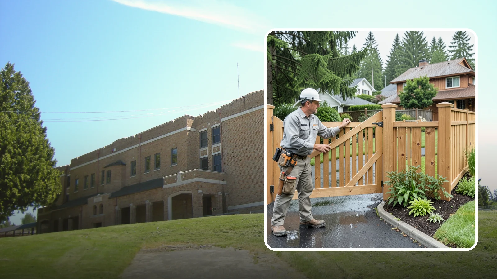 Gate Repair in Maple Valley, King County, WA - We fix sagging, sticking, and misaligned gates so they swing and latch cleanly through every rainy Northwest season.