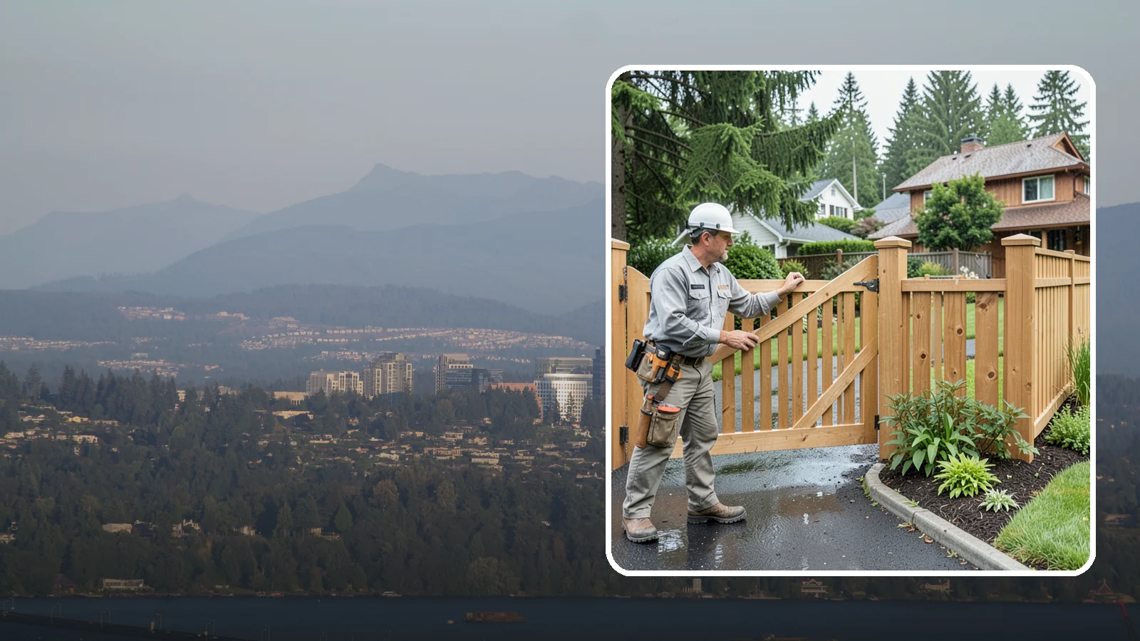 Gate Repair in Medina, King County, WA - We fix sagging, sticking, and misaligned gates so they swing and latch cleanly through every rainy Northwest season.