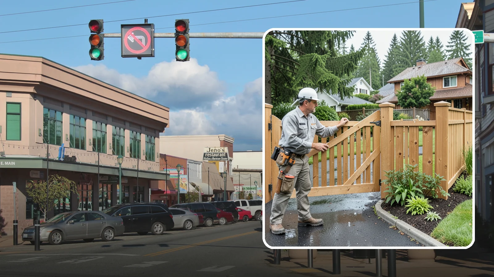 Gate Repair in Monroe, Snohomish County, WA - We fix sagging, sticking, and misaligned gates so they swing and latch cleanly through every rainy Northwest season.