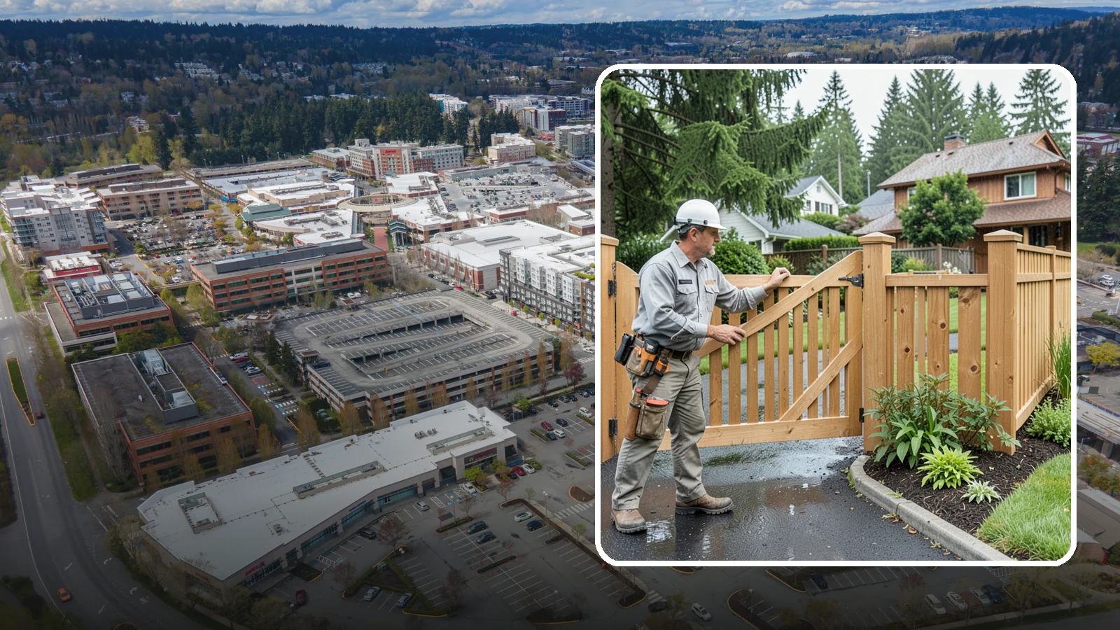 Gate Repair in Redmond, King County, WA - We fix sagging, sticking, and misaligned gates so they swing and latch cleanly through every rainy Northwest season.