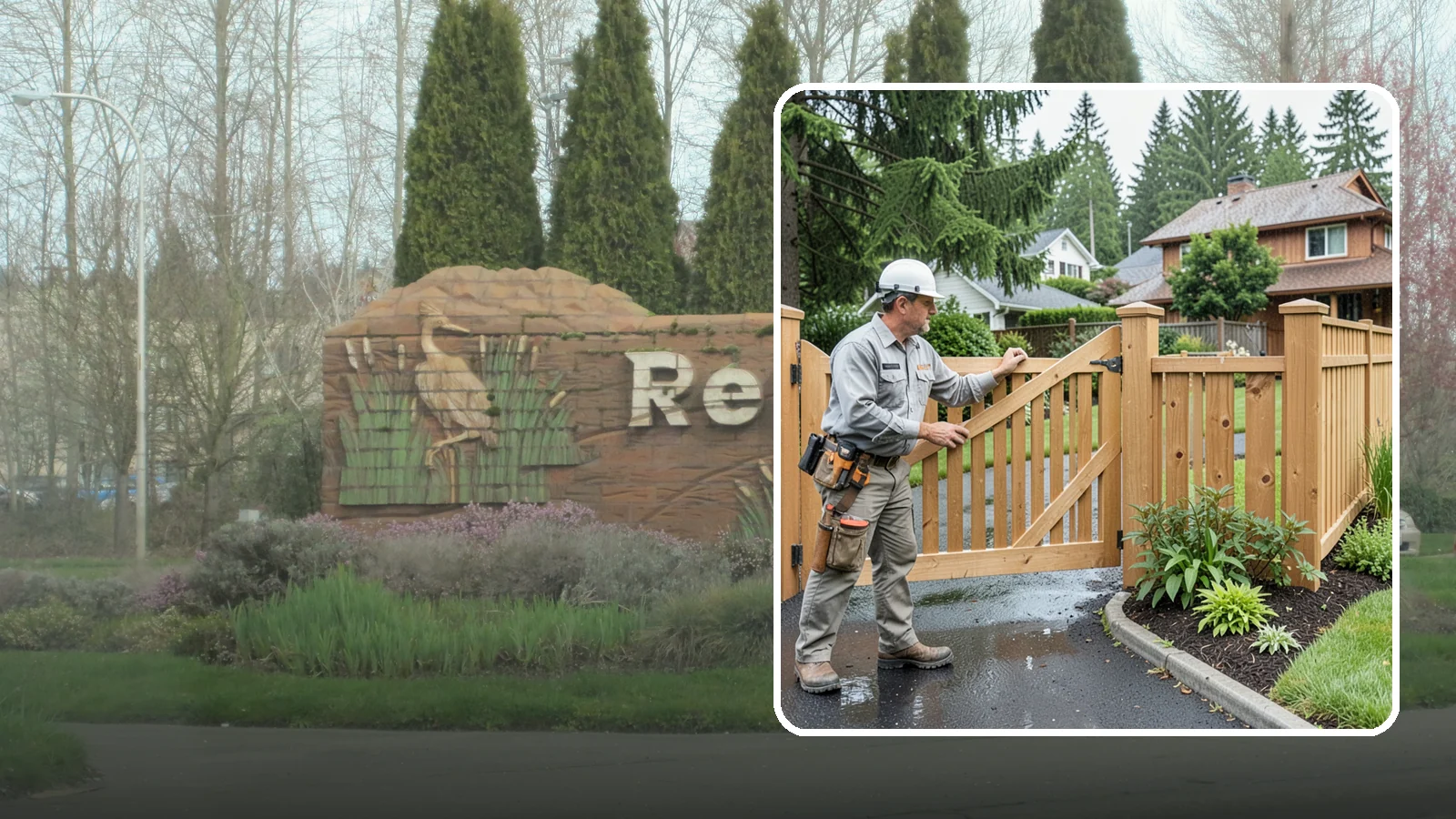 Gate Repair in Renton, King County, WA - We fix sagging, sticking, and misaligned gates so they swing and latch cleanly through every rainy Northwest season.
