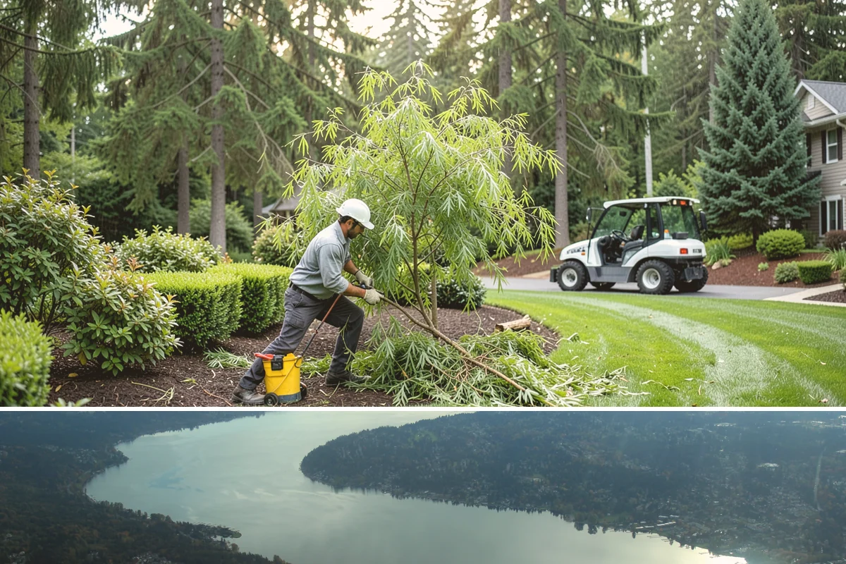Gate Repair in Sammamish, King County, WA - We handle gate repairs all year, but drier summer weeks are ideal when a heaved post needs to be reset in fresh concrete.