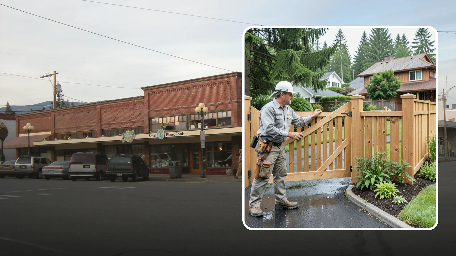 Gate Repair in Sedro-Woolley, Skagit County, WA - We fix sagging, sticking, and misaligned gates so they swing and latch cleanly through every rainy Northwest season.