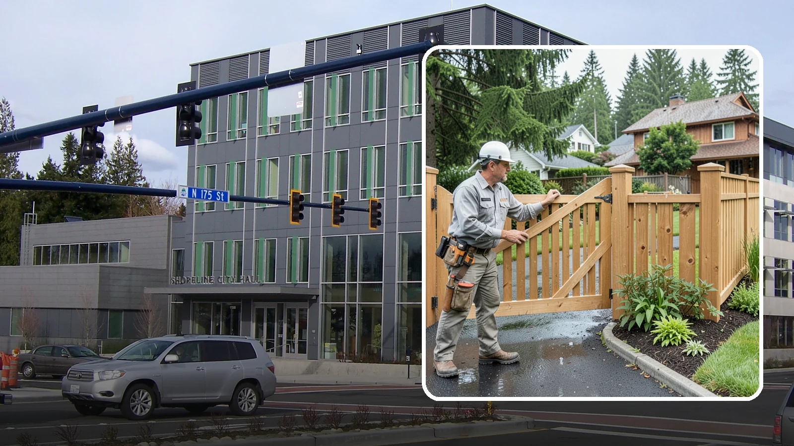 Gate Repair in Shoreline, King County, WA - We fix sagging, sticking, and misaligned gates so they swing and latch cleanly through every rainy Northwest season.