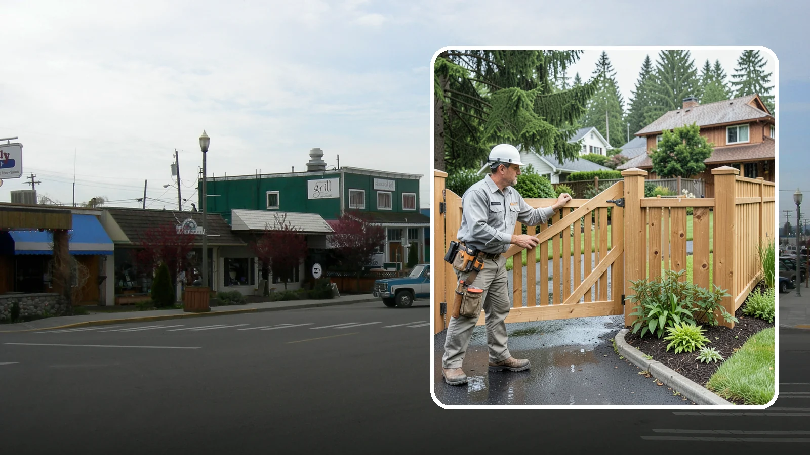 Gate Repair in Stanwood, Snohomish County, WA - We fix sagging, sticking, and misaligned gates so they swing and latch cleanly through every rainy Northwest season.